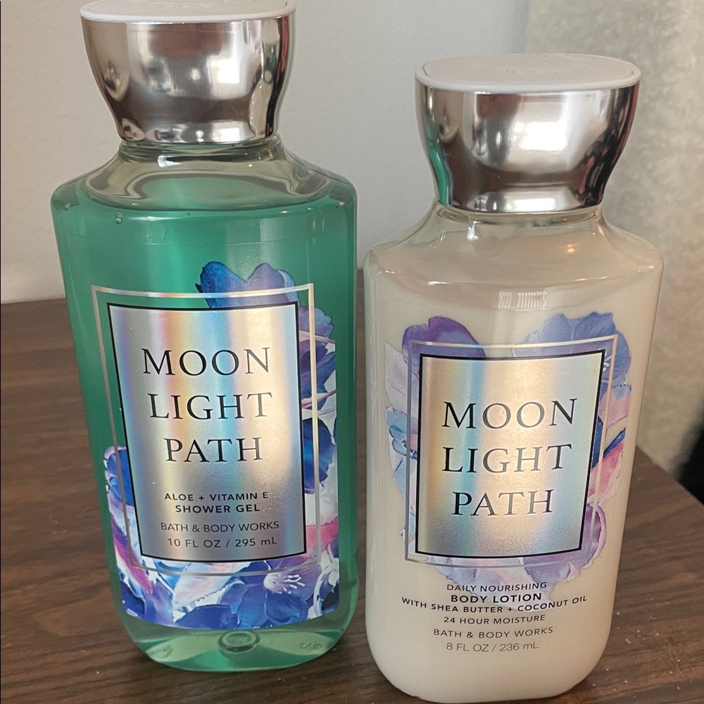Bath & Body Works Moon Light Path Shower Gel and Body Lotion Set